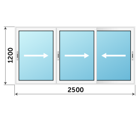 Окно 2500x1200