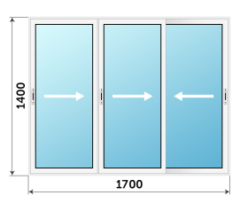 Окно 1700x1400