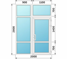 Пластиковый профиль 2000x2800