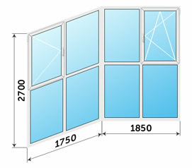 Остекление балкона панорамными окнами с утеплением 3600x2700 на даче