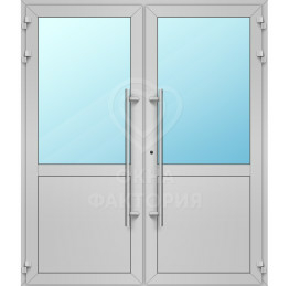 Алюминиевая двойная дверь AL-1232