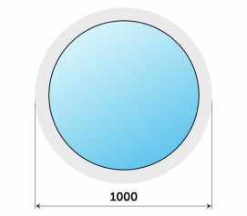 Остекление балкона окнами 1000х1000