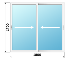 Окно 1800x1700
