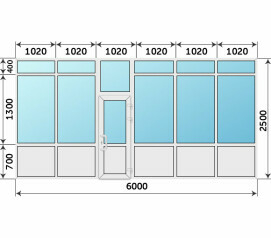 Теплая пластиковая входная группа Rehau 6000x3000