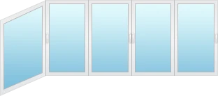 Г-образный (сапожок) балкон стоимость остекления типовых
