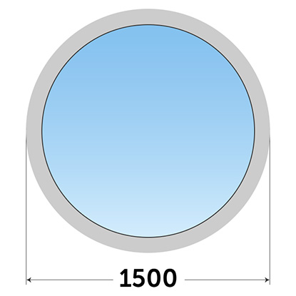 Круглое 1500 мм P-400